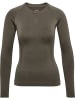 Hummel T-Shirt Hmlflow Multisport Damen in MAJOR BROWN