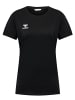 Hummel T-Shirt Rundhalsausschnitt gesticktes Logo Regular fit in Schwarz-2