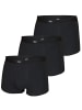 H.I.S Boxershorts 3er Pack in Schwarz