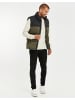 Threadbare Weste THB Jacket Gilet Lethame in Black/Khaki