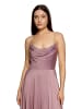 Vera Mont Abendkleid mit Wasserfallausschnitt in Powder Lilac