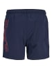 JACK & JONES Junior Badeshorts Jpstmaui Wave Logo Swim Shorts in navy blazer