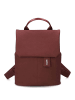 Zwei Mademoiselle MR45 - Rucksack Mini 22 cm (nubuk-linen) in rubin