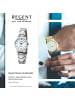 Regent Armbanduhr Regent Metallarmband silber extra groß (ca. 27mm)