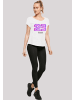 F4NT4STIC Long Cut T-Shirt Pixel 23 pink in weiß