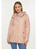 Schmuddelwedda Damen Regenjacke in Pastelllavendel Orange Leo