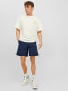 Jack & Jones Chino Shorts Kurze Bermuda Krepp Hose JPSTJEFF in Navy