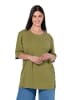 Ulla Popken Shirt in avocado grün