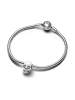 Pandora Bead-Charm Silber Leuchtender Totenkopf
