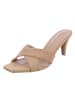 Ital-Design High-Heel Sandalette in Hellbraun