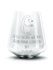 Mr. & Mrs. Panda Whiskeyglas Igel Kuchenstück mit Spruch in Transparent