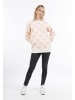 myMo Damen Strickpullover in Wollweiss Rosa