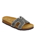 BIOSOFT Sandalen Sequins in Grau