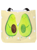 Mr. & Mrs. Panda Shopper Avocado Pärchen ohne Spruch in Gelb Pastell