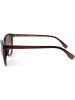 styleBREAKER Cateye Sonnenbrille in Braun / Braun Verlauf