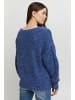 b.young V-Ausschnitt-Pullover BYOMIRA VNECK JUMPER - 20811879 in blau