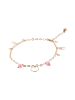 NAEMI Women Anklet in Rose Gold White
