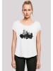 F4NT4STIC Long Cut T-Shirt Cities Collection - Munich skyline in weiß