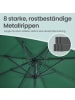 SONGMICS Sonnenschirm Sheld in Grün - (H)252 x Ø290 cm
