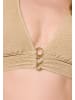 Linga Dore Linga Dore Triangle padded bikiniset in Gold beige