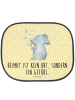 Mr. & Mrs. Panda Sonnenblende Auto Elefant Seifenblasen mit Spruch in Gelb Pastell
