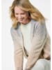 GOLDNER Kurzgröße:  Strickjacke Strickjacke in grau / gemustert