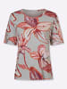 WITT WEIDEN Print-Shirt in hellgrau-koralle-bedruckt