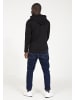 PLUS EIGHTEEN Herren Kapuzenpullover in Schwarz