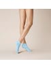 Kunert Sneakersocken Sensual Cotton druckfreier Bund in dove-blue