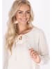 IZIA Damen Blouse in Wollweiss