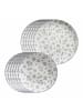 Ritzenhoff & Breker 12er Set Tafelservice Sendai Blume in grau