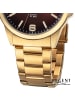 Regent Analog-Armbanduhr Regent Metallarmband gold mittel (ca. 39mm)