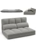 COSTWAY Bodensofa 3 in 1 in Grau