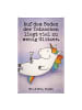 Mr. & Mrs. Panda Gästehandtuch Einhorn Blümchentail Design mit Spruch in Weiß