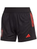 adidas Performance Trainingsshorts Belgien WM 2023 in schwarz / rot