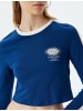 KOTON T-shirt in Marineblau
