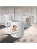 Mr. & Mrs. Panda Kindertasse Hund Kleeblatt mit Spruch in Weiß