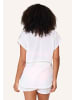 Linga Dore & Shorts Top in Off white