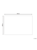 Beliani Shaggy AYRUM in Weiß/Grau - (W) 200 x (H) 200 x (L) 300 cm