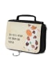 Mr. & Mrs. Panda Waschbeutel Kuh mit Spruch in Vintage