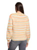 BETTY & CO Strickpullover mit Effektgarn in Cream/Orange