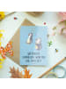 Mr. & Mrs. Panda Klappkarte Lieblings-Tante mit Spruch in Blau Pastell