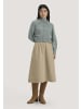 Hessnatur Strick Jacke Relaxed Cropped in nebelblau