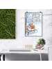 Mr. & Mrs. Panda Bild Taube Winter Pommes Design mit Spruch in Weiß