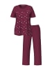 Ulla Popken Pyjama in weinrot