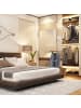 relaxdays Herrendiener in Grau/ Silber - (B)46 x (H)112 x (T)32 cm