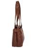 SPIKES & SPARROW Handtasche echt Leder in cognac
