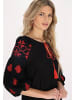 usha FESTIVAL Damen Bluse in Schwarz