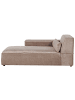 Beliani Chaiselongue HELLNAR in Braun - (W) 102 x (H) 70 x (L) 176 cm rechtsseitig