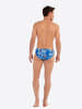 HOM Badehose Swim Micro Briefs Colibris in blue print